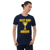 Father's Day Gift For Him Best Dad Award T Shirt Funny Number One Dad Award Shirt Fathers Day Dad Shirt Gift Funny Christmas Trophy Dad Gift