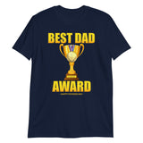 Father's Day Gift For Him Best Dad Award T Shirt Funny Number One Dad Award Shirt Fathers Day Dad Shirt Gift Funny Christmas Trophy Dad Gift