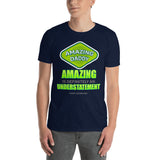 Father's Day Gift For Him Amazing Is Definitely An Understatement T Shirt Best Dad Ever Funny Gift father day Dad Shirt Christmas Gift