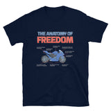 The Anatomy Of Freedom Shirt, Motorcycle Gift, Biker Lover Gift, Gift For Biker, Motor Cross, Motorcycle Anatomy