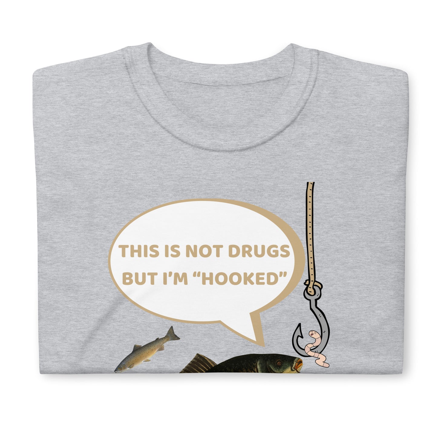 Funny Fishing Shirt, This is Not Drugs But I'm Hooked T-Shirt, Lake Lover Shirt, Cool Tee Men Daddy Dad Shirt, Fathers Day Fishing