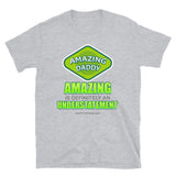 Father's Day Gift For Him Amazing Is Definitely An Understatement T Shirt Best Dad Ever Funny Gift father day Dad Shirt Christmas Gift