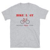 Bikeology, Bikeology Shirt, Balance Pedal Steer Bicycle Shirt, Funny Pun Joke Cycling, Cycling Riding Gift Idea, For Men Women