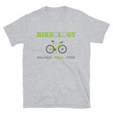 Cycling Riding Gift Idea, Bikeology, Bikeology Shirt, Balance Pedal Steer Bicycle Shirt, Funny Pun Joke Cycling, For Men Women