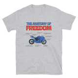 The Anatomy Of Freedom Shirt, Motorcycle Gift, Biker Lover Gift, Gift For Biker, Motor Cross, Motorcycle Anatomy