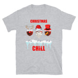 Christmas Is A Time To Chill, Chilling, Santa, Frosty The Snowman, Rudolf The Red Nose Reindeer, Wine, Wine Lover, Snow, Ice, Winter, Wine