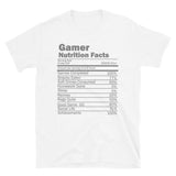 Gamer Nutrition Facts Video Game Shirt, Birthday Gift, Valentine Gift Gift For Gamer, Gamer Gift, Valentine's Day Gift, Gift For Him