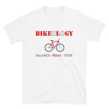 Bikeology, Bikeology Shirt, Balance Pedal Steer Bicycle Shirt, Funny Pun Joke Cycling, Cycling Riding Gift Idea, For Men Women