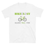 Cycling Riding Gift Idea, Bikeology, Bikeology Shirt, Balance Pedal Steer Bicycle Shirt, Funny Pun Joke Cycling, For Men Women