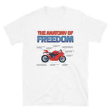 Motorcycle Gift, The Anatomy Of Freedom Shirt, Biker Lover Gift, Gift For Biker, Motor Cross, Motorcycle Anatomy